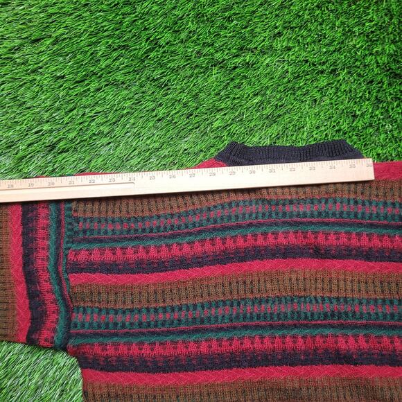 VTG 90s Pendleton Wool Sweater Mens L Cropped Boxy Fit Gorpcore USA - Picture 9 of 10